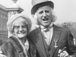 Jimmy Savile with his mother