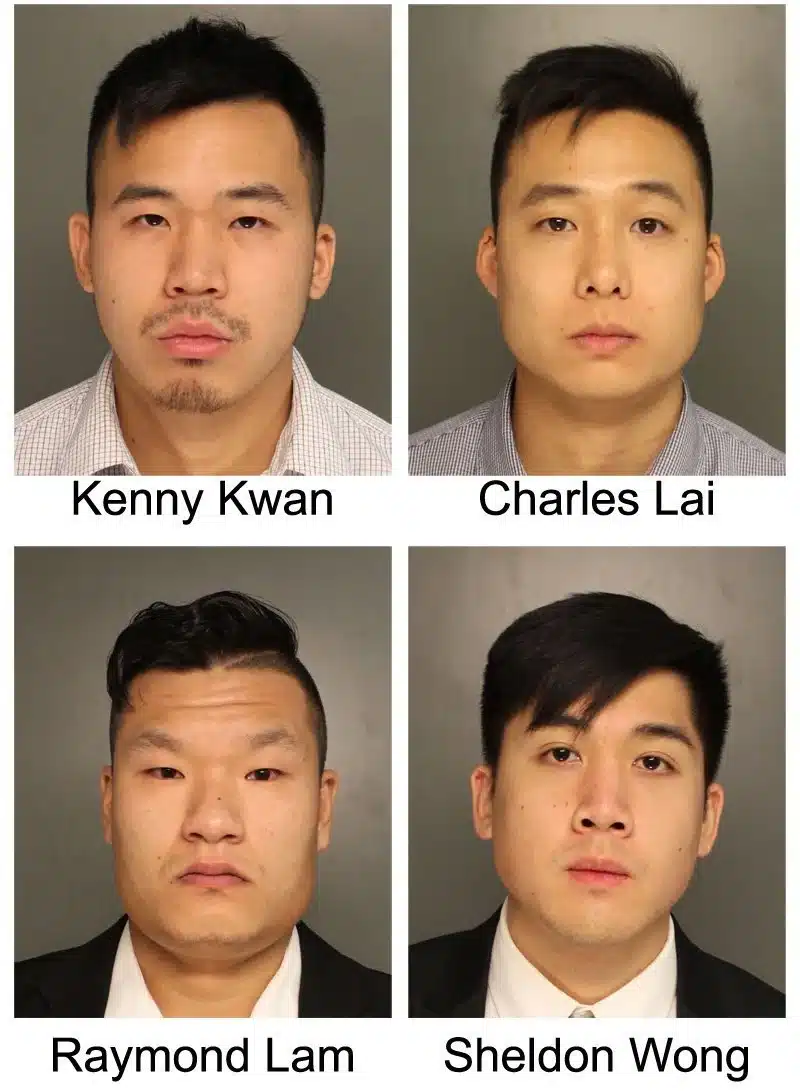 Kenny Kwan, Charles Lai, Raymond Lam, and Sheldon Wong