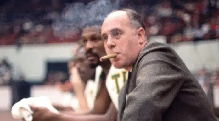 Former Boston Celtics Coach Red Auerbach
