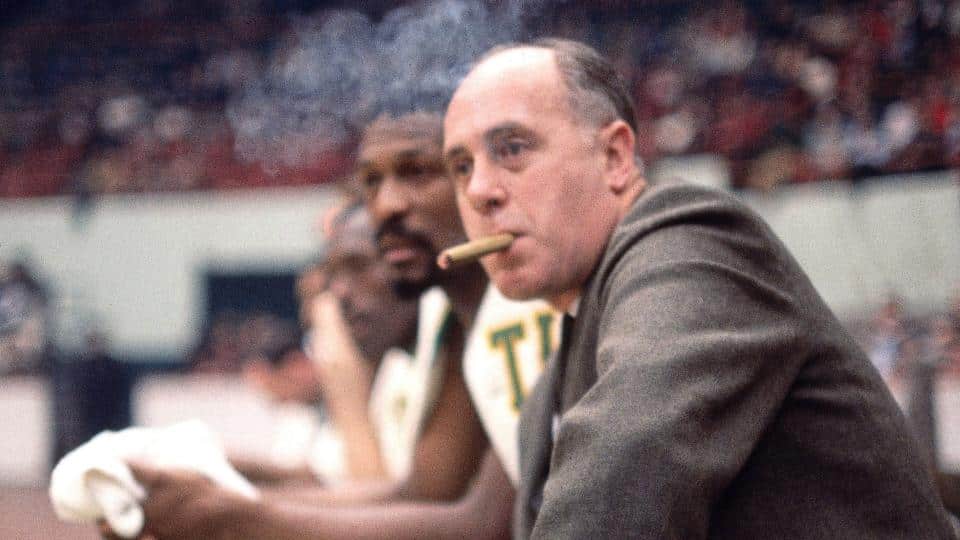 Former Boston Celtics Coach Red Auerbach